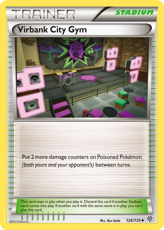 Virbank City Gym 126/135 Black & White Plasma Storm