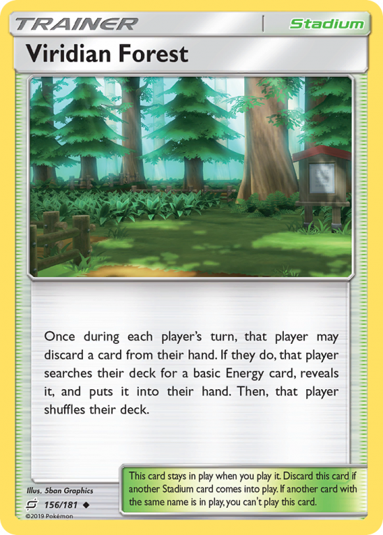 Viridian Forest 156/181 Sun & Moon Team Up