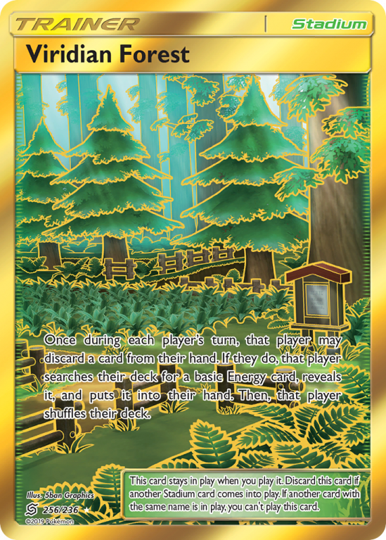 Viridian Forest 256/236 Sun & Moon Unified Minds