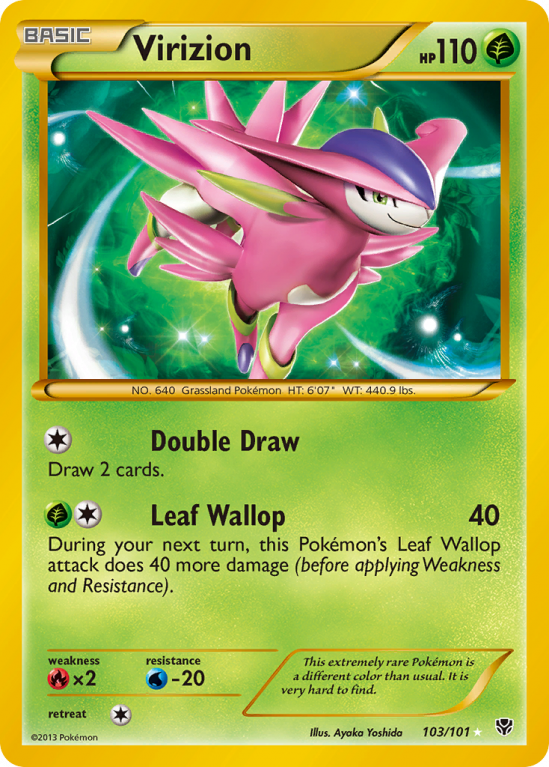 Virizion 103/101 Black & White Plasma Blast