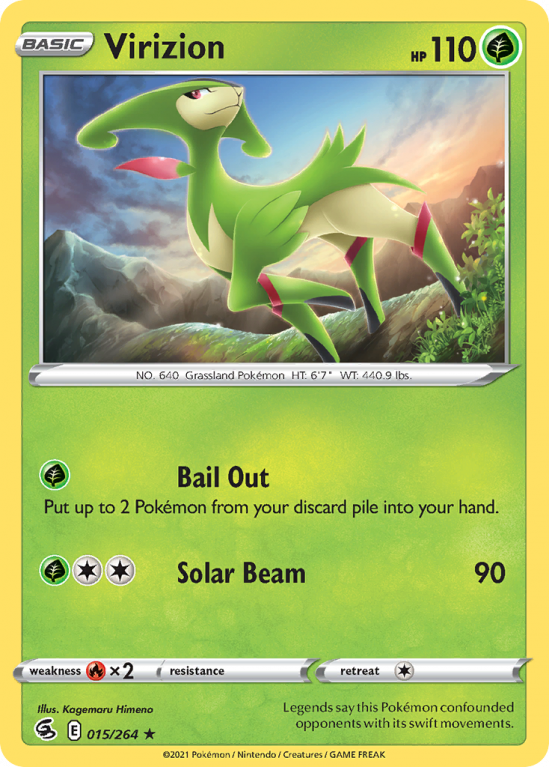 Virizion 15/264 Sword & Shield Fusion Strike