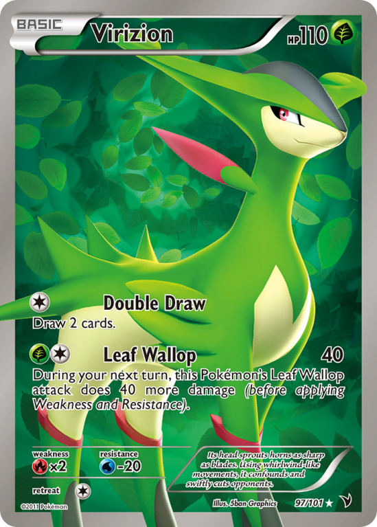 Virizion 97/101 Black & White Noble Victories