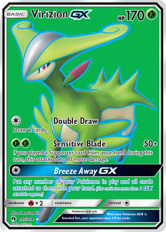 Virizion-GX 197/214 Sun & Moon Lost Thunder