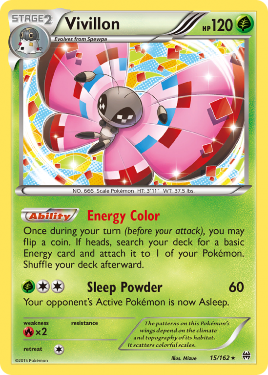 Vivillon 15/162 XY BREAKthrough