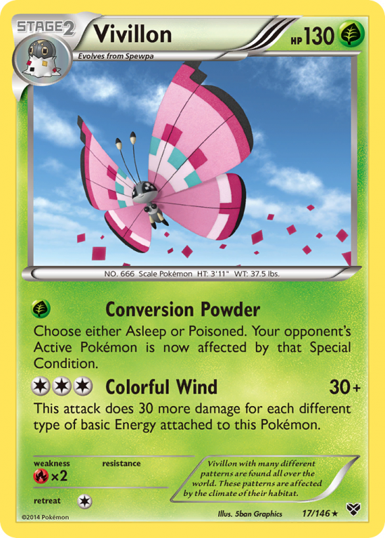 Vivillon 17/146 XY XY