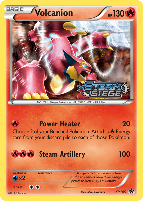 Volcanion XY145/183 XY XY Black Star Promos