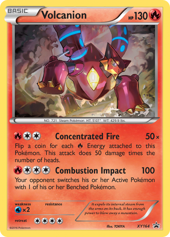 Volcanion XY164/183 XY XY Black Star Promos