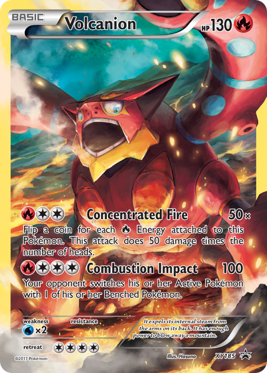 Volcanion XY185/183 XY XY Black Star Promos