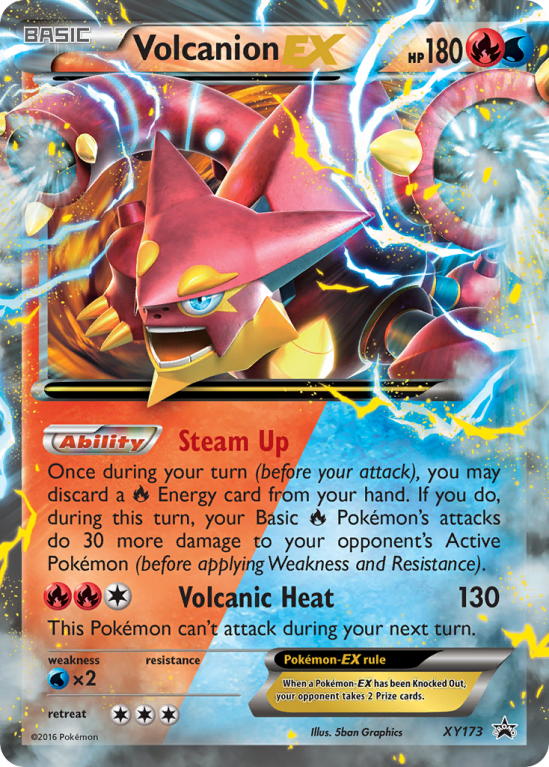 Volcanion-EX XY173/183 XY XY Black Star Promos
