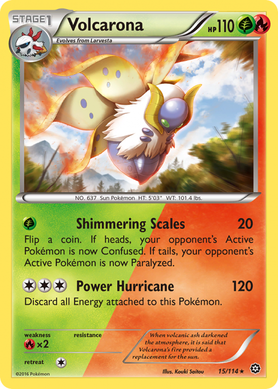 Volcarona 15/114 XY Steam Siege