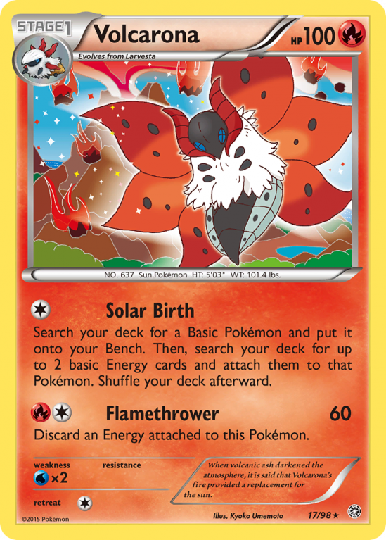 Volcarona 17/98 XY Ancient Origins
