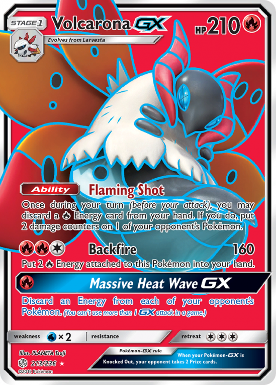 Volcarona-GX 213/236 Sun & Moon Cosmic Eclipse