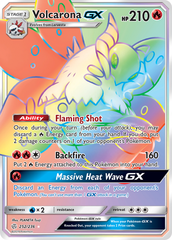 Volcarona-GX 252/236 Sun & Moon Cosmic Eclipse