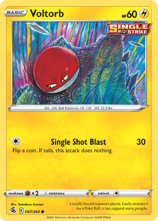 Voltorb 87/264 Sword & Shield Fusion Strike