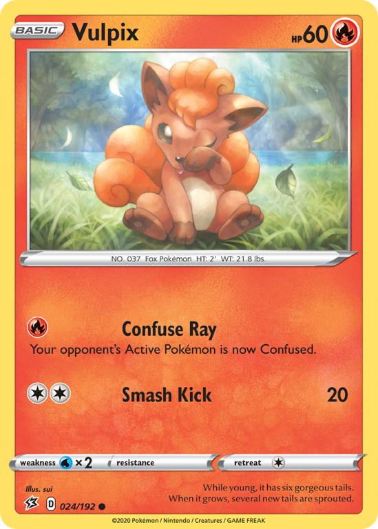 Vulpix 24/192 Sword & Shield Rebel Clash