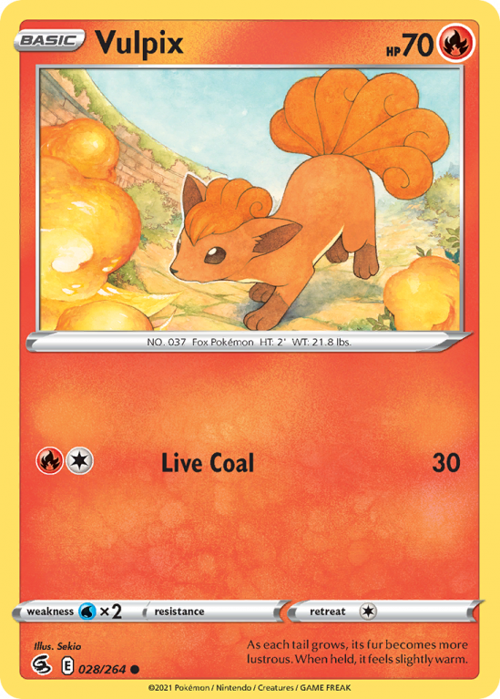 Vulpix 28/264 Sword & Shield Fusion Strike