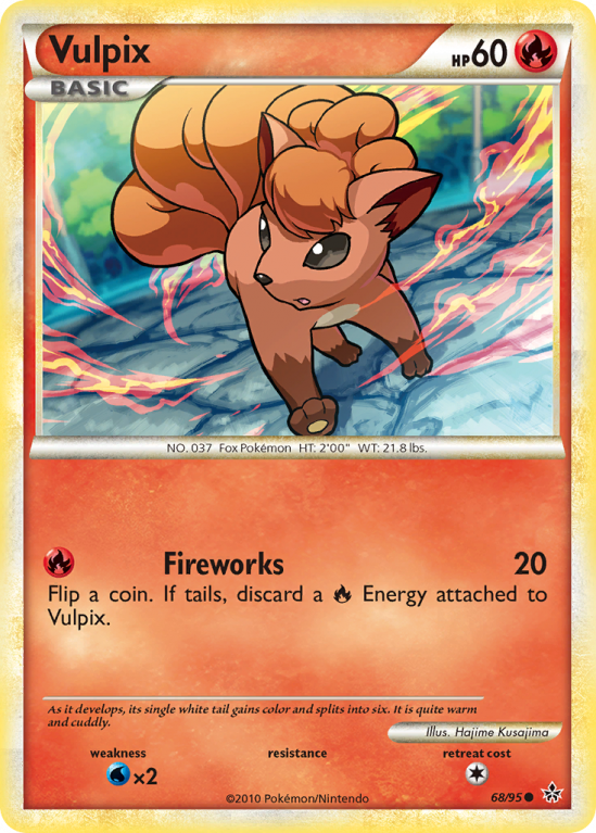 Vulpix 68/95 HeartGold & SoulSilver HS—Unleashed