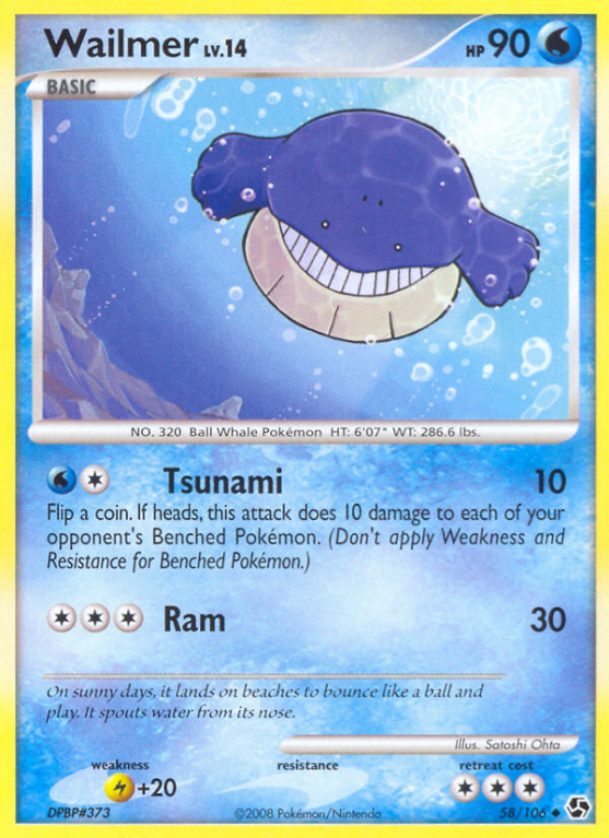 Wailmer 58/106 Diamond & Pearl Great Encounters