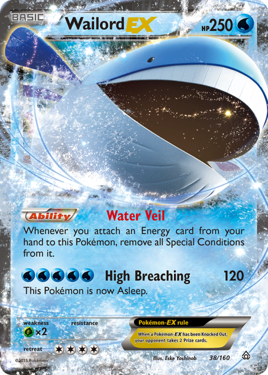 Wailord-EX 38/160 XY Primal Clash