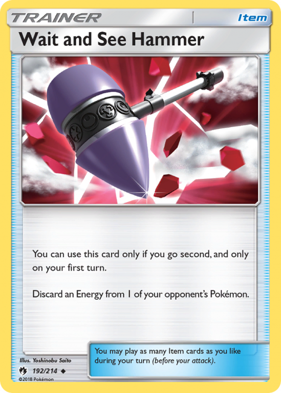 Wait and See Hammer 192/214 Sun & Moon Lost Thunder