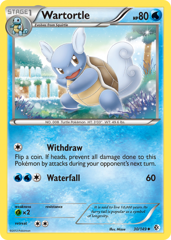 Wartortle 30/149 Black & White Boundaries Crossed