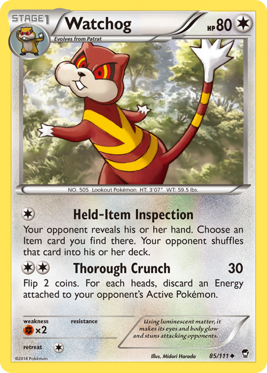 Watchog 85/111 XY Furious Fists