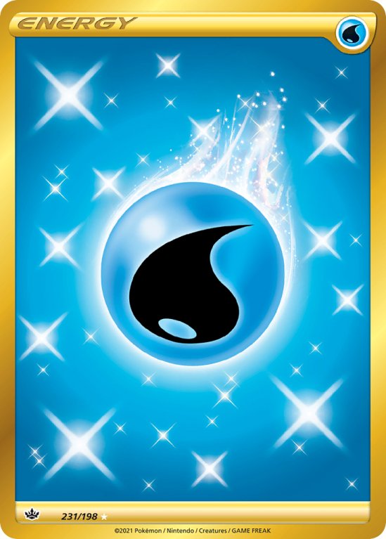 Water Energy 231/198 Sword & Shield Chilling Reign