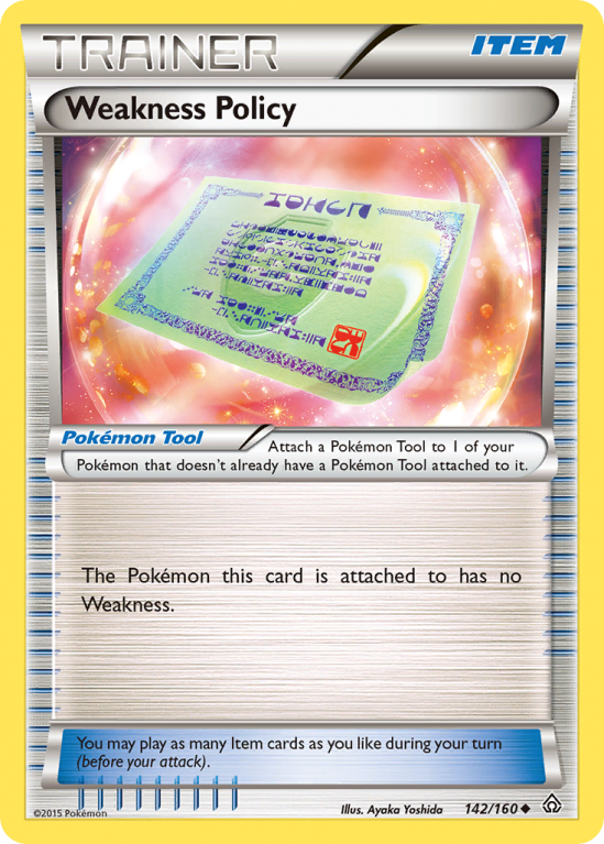 Weakness Policy 142/160 XY Primal Clash