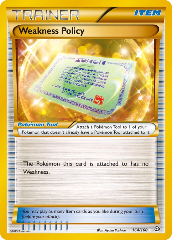Weakness Policy 164/160 XY Primal Clash