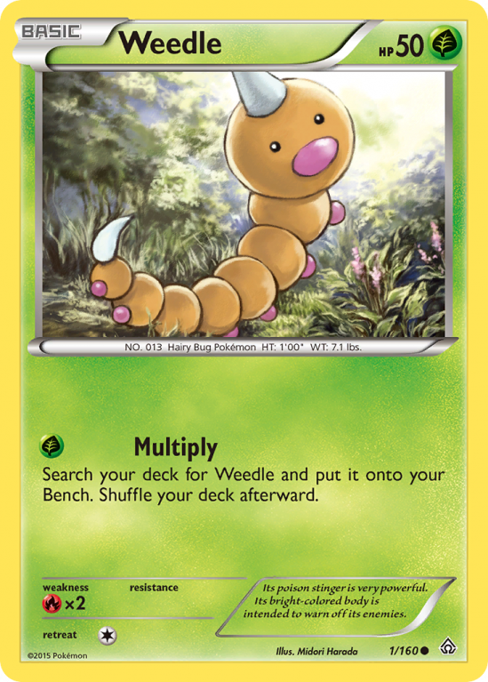 Weedle 1/160 XY Primal Clash