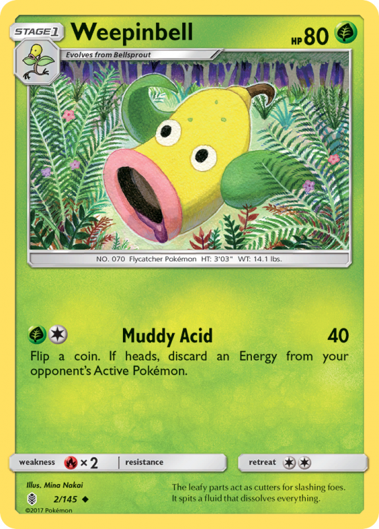 Weepinbell 2/145 Sun & Moon Guardians Rising