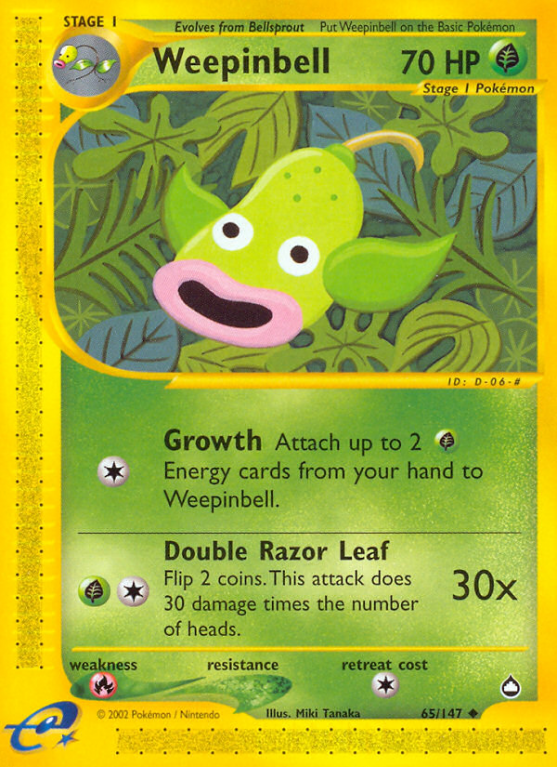 Weepinbell 65/186 E-Card Aquapolis