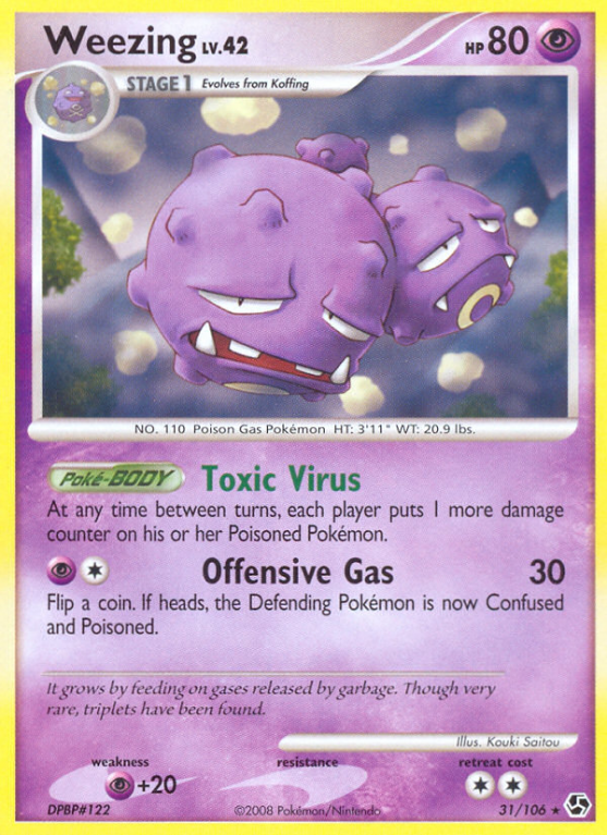 Weezing 31/106 Diamond & Pearl Great Encounters