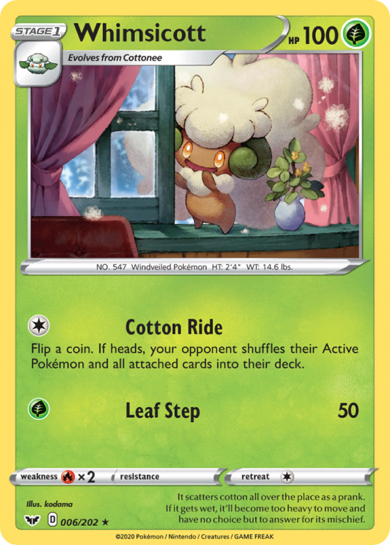 Whimsicott 6/202 Sword & Shield Sword & Shield