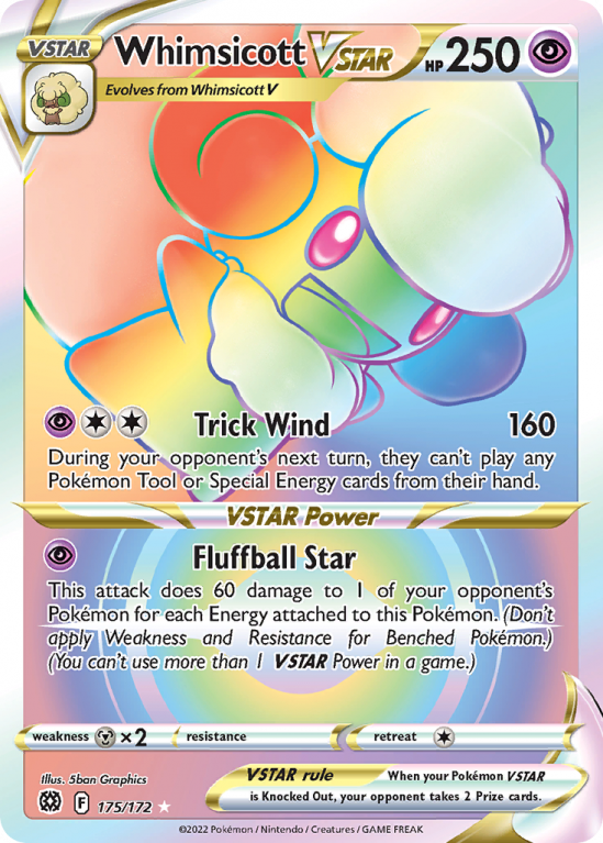 Whimsicott VSTAR 175/172 Sword & Shield Brilliant Stars