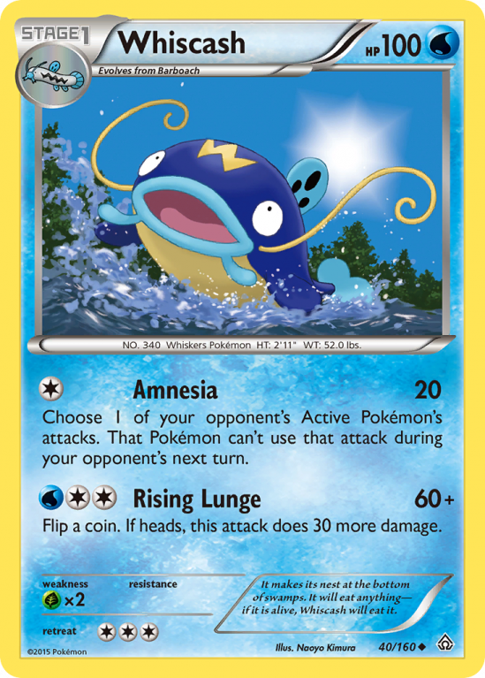 Whiscash 40/160 XY Primal Clash