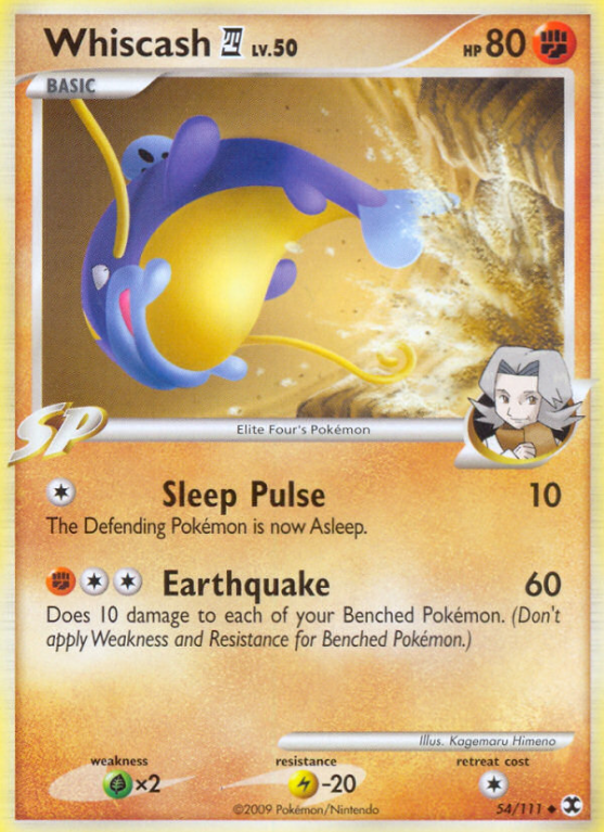 Whiscash E4 54/111 Platinum Rising Rivals