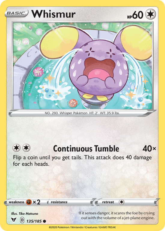 Whismur 135/185 Sword & Shield Vivid Voltage