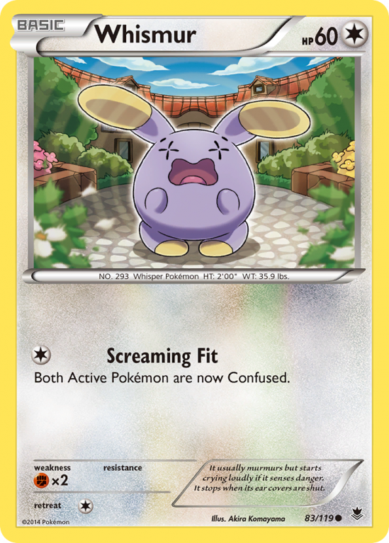 Whismur 83/119 XY Phantom Forces
