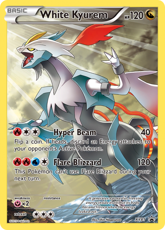 White Kyurem XY81/183 XY XY Black Star Promos