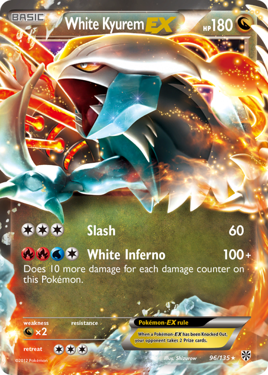 White Kyurem-EX 96/135 Black & White Plasma Storm