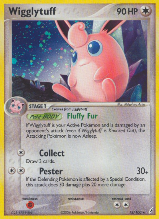 Wigglytuff 13/100 EX Crystal Guardians