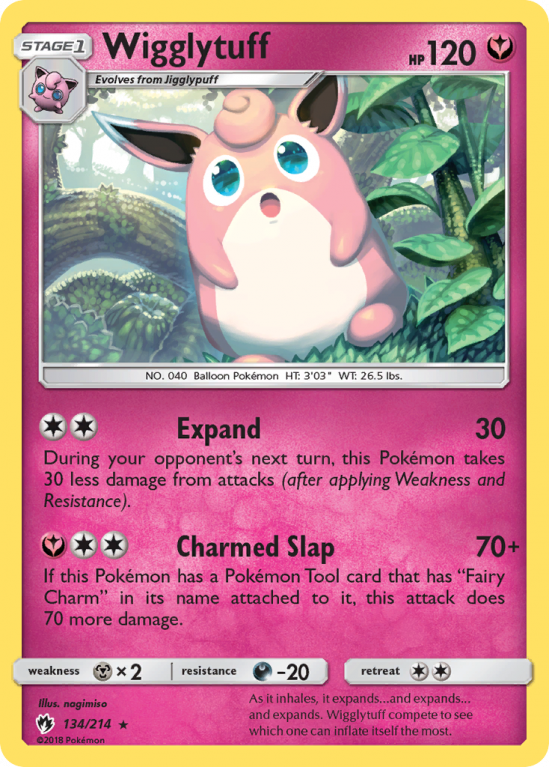 Wigglytuff 134/214 Sun & Moon Lost Thunder