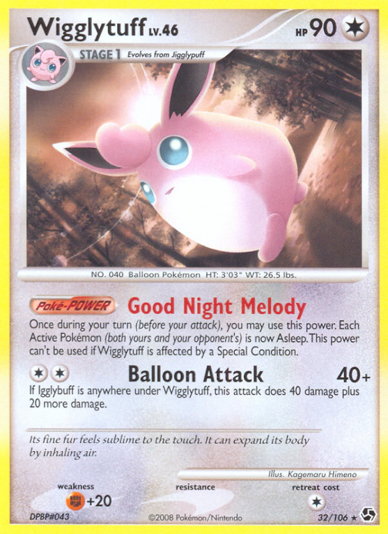 Wigglytuff 32/106 Diamond & Pearl Great Encounters