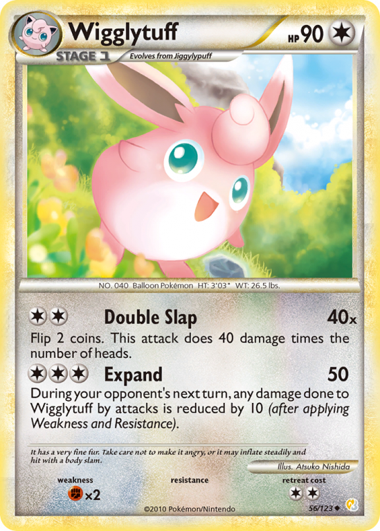 Wigglytuff 56/123 HeartGold & SoulSilver HeartGold & SoulSilver