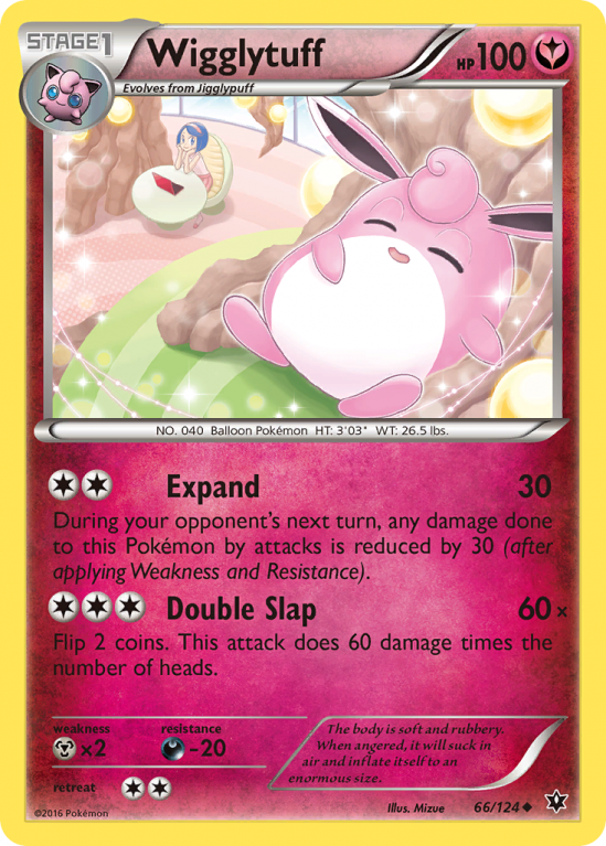 Wigglytuff 66/124 XY Fates Collide