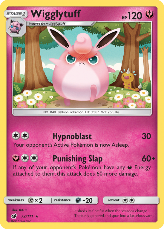 Wigglytuff 72/111 Sun & Moon Crimson Invasion