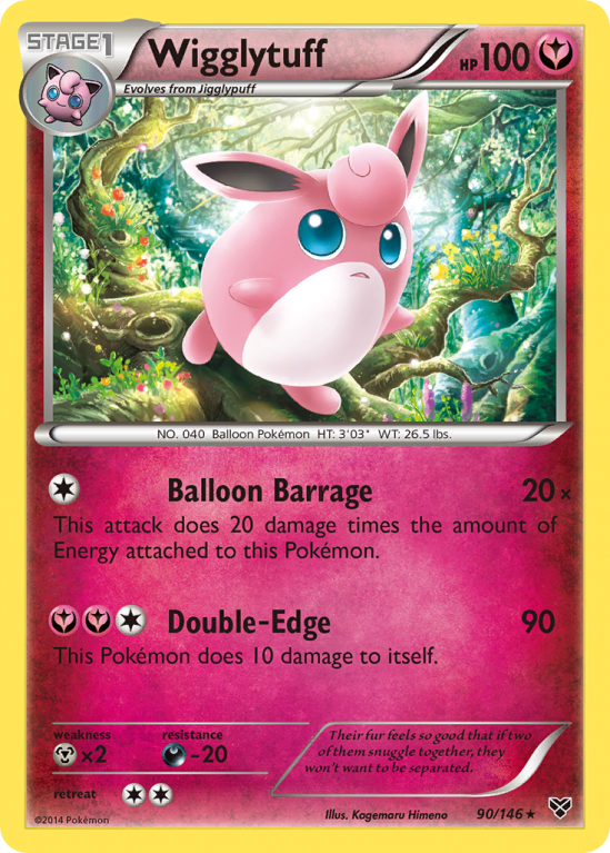 Wigglytuff 90/146 XY XY