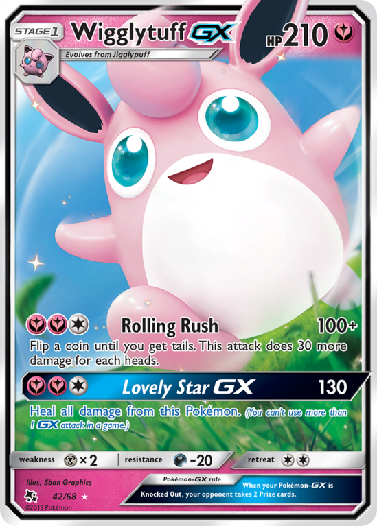 Wigglytuff-GX 42/68 Sun & Moon Hidden Fates