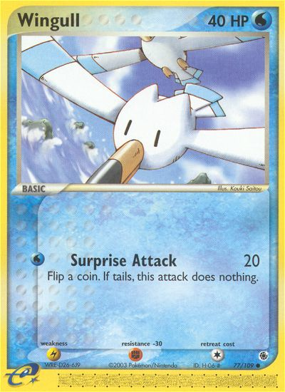 Wingull 77/109 EX Ruby & Sapphire